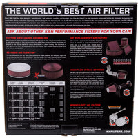 K&N Round Air Filter Assembly 14in. ID / 4..12in. Height / 5.125in. Neck Flange / 7/8in. Drop Ba