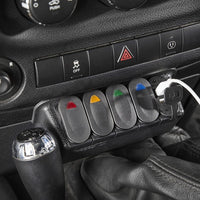 Rugged Ridge Lower Switch Panel Kit 11-18 Jeep Wrangler JK/JKU