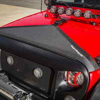 Rugged Ridge Hood Bra Black 07-18 Jeep Wrangler JK/JKU