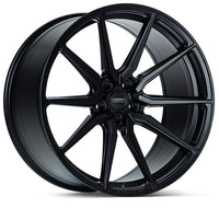 Vossen HF-3 24x10 / 5x120 / ET32 / Deep Face / 72.56 - Satin Black Wheel