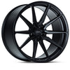 Vossen HF-3 24x10 / 5x120 / ET32 / Deep Face / 72.56 - Satin Black Wheel