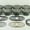 Mahle MS Piston Set SBC 395ci 4.030in Bore 3.875in Stroke 6.0in Rod .927 Pin -5cc 11.4 CR Set of 8