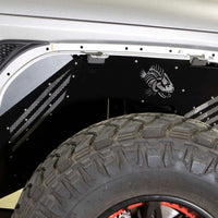 Fishbone Offroad 2018+ Jeep Wrangler/Gladiator - Black Powdercoat Front Inner Fenders