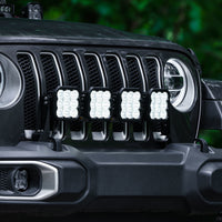 Diode Dynamics Jeep JL SS5 4-Pod CrossLink Grille Lightbar Kit Sport - White Combo