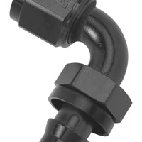 Russell Performance -6 AN Twist-Lok 90 Degree Hose End (Black)