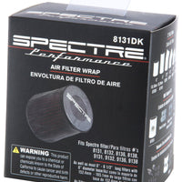 Spectre Universal Pre-Filter Wrap 6in. x 6.125in. - Black