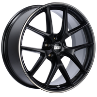 BBS CI-R 20x8.5 5x112 ET32 Satin Black Polished Rim Protector Wheel -82mm PFS/Clip Required