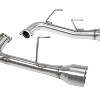 Perrin 22-23 Subaru WRX Dual Single Tip 304SS Axle Back Exhaust