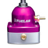 Fuelab 535 EFI Adjustable Mini FPR 25-90 PSI (2) -6AN In (1) -6AN Return - Purple