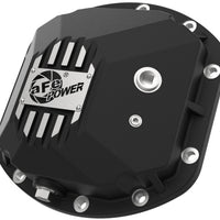 aFe Street Series Dana 30Front Differential Cover Black w/ Machined Fins 97-18 Jeep Wrangler