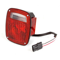 Omix Tail Light Black Housing RH 87-90 Jeep Wrangler