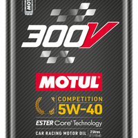 Motul 2L Synthetic-ester Racing Oil 300V COMPETITION 5W40 10x2L