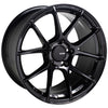 Enkei TS-V 18x8.5 5x100 45mm Offset 72.6mm Bore Glass Black Wheel