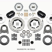 Wilwood Forged Dynalite-M Front Kit 10.75in Drilled 1950-1955 MG-TD/TF