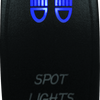 DragonFire Racing Lighted Switch Spot Light On/Off Blue