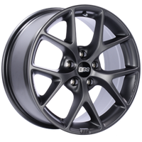 BBS SR 16x7 5x100 ET36 Satin Grey Wheel -70mm PFS/Clip Required