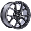 BBS SR 16x7 5x100 ET36 Satin Grey Wheel -70mm PFS/Clip Required