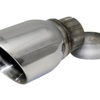 Corsa Single Universal 2.5in Inlet / 4in Outlet Polished Pro-Series Tip Kit