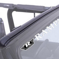 Rampage 1976-1983 Jeep CJ5 Windshield Channel - Black