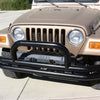 Rampage 1976-1983 Jeep CJ5 Double Tube Bumper Front - Black