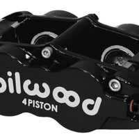 Wilwood Caliper-Narrow Superlite 4R - Black 1.12/1.12in Pistons 0.81in Disc