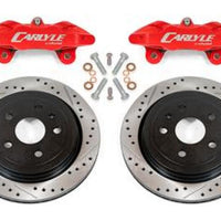 BMR 14-19 Chevrolet Corvette Brake Kit For 15in Conversion Drilled And Slotted Rotors/Red Calipers