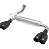 aFe Vulcan Series 2.5in 304 SS Axle-Back Exhaust Black 07-18 Jeep Wrangler (JK) V6-3.6/3.8L