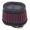 K&N Univ Clamp-On Air Filter - 1-3/4in FLG O/S 4in X 3in B 3in X 2in T 2-3/4inH OVAL