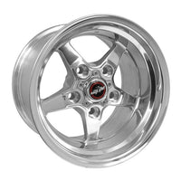 Race Star 92 Drag Star 17x10.5 5x135bc 6.125bs Direct Drill Polished Wheel