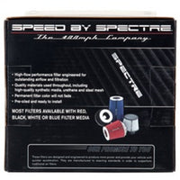 Spectre Adjustable Conical Air Filter 5-1/2in. Tall (Fits 3in. / 3-1/2in. / 4in. Tubes) - Black