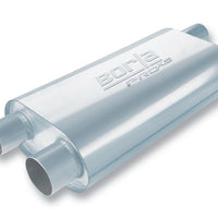 Borla Universal Oval Transverse Single 3in Inlet/2.5in Outlet 19in x 10.25in x 5.5in Turbo Muffler