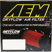 AEM 5.5in Base OD x 4.75in Top OD x 5in Height Conical Dryflow Air Filter