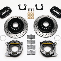 Wilwood Forged Dynalite P/S Park Brake Kit Drilled 58-64 Olds/Pontiac Ends