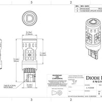 Diode Dynamics 7443 XPR LED Bulb - Cool - White (Pair)