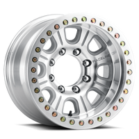 Raceline RT233 Monster 17x9.5in / 8x165.1 BP / -32mm Offset / 130.81mm Bore- Machined Beadlock Wheel