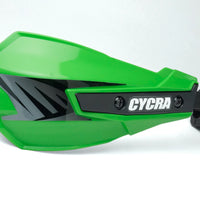 Cycra Vortex Hand Guard/w Universal U-Clamps - Green