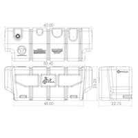 Titan Fuel Tanks Universal 100 Gallon In-Bed Trasnfer Tank