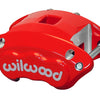 Wilwood Caliper-D154-Red 1.12/1.12in Pistons 1.04in Disc