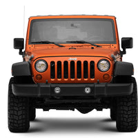 Raxiom 97-18 Jeep Wrangler TJ/JK Axial Spider LED Headlight w/ Amber DRL- Chrome Hsng (Clear Lens)