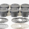 Mahle MS Piston Set 408ci 4.030in Bore 4in Stroke 6.250in Rod .927 Pin -6.5cc 9.5 CR - Set of 8