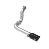 aFe 20-21 Jeep Wrangler Large Bore-HD 3in 304 Stainless Steel DPF-Back Exhaust System - Black Tip