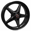 Race Star 92 Drag Star 17x4.50 5x4.75bc 2.25bs Direct Drill Gloss Black Wheel