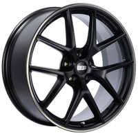 BBS CI-R 20x9 5x112 ET38 Satin Black Polished Rim Protector Wheel - 82mm PFS/Clip Required