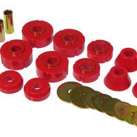 Prothane 67-72 Chevy C10 Body Mount Kit - Red