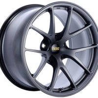 BBS RI-A 18x9.5 5x120 ET23 Matte Gray Wheel -82mm PFS/Clip Required