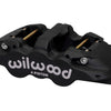 Wilwood Caliper-Aero4 - Black Anodize 1.12/1.12in Pistons 1.25in Disc