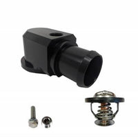 Granatelli 18-19 Jeep Trackhawk Billet Thermostat Housing w/180 Deg Thermostat - Black