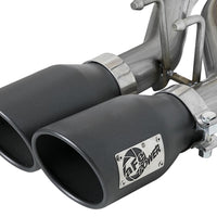 aFe Rebel Series Cat-Back 2.5in Dual Center Exit SS Exhaust w/ Black Tips 07-14 Jeep Wrangler V6