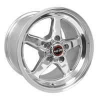 Race Star 92 Drag Star 15x10.00 5x4.75bc 7.25bs Direct Drill Polished Wheel