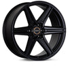 Vossen HF6-2 20x9.5 / 6x139.7 / ET15 / Deep Face / 106.1 - Satin Black Wheel